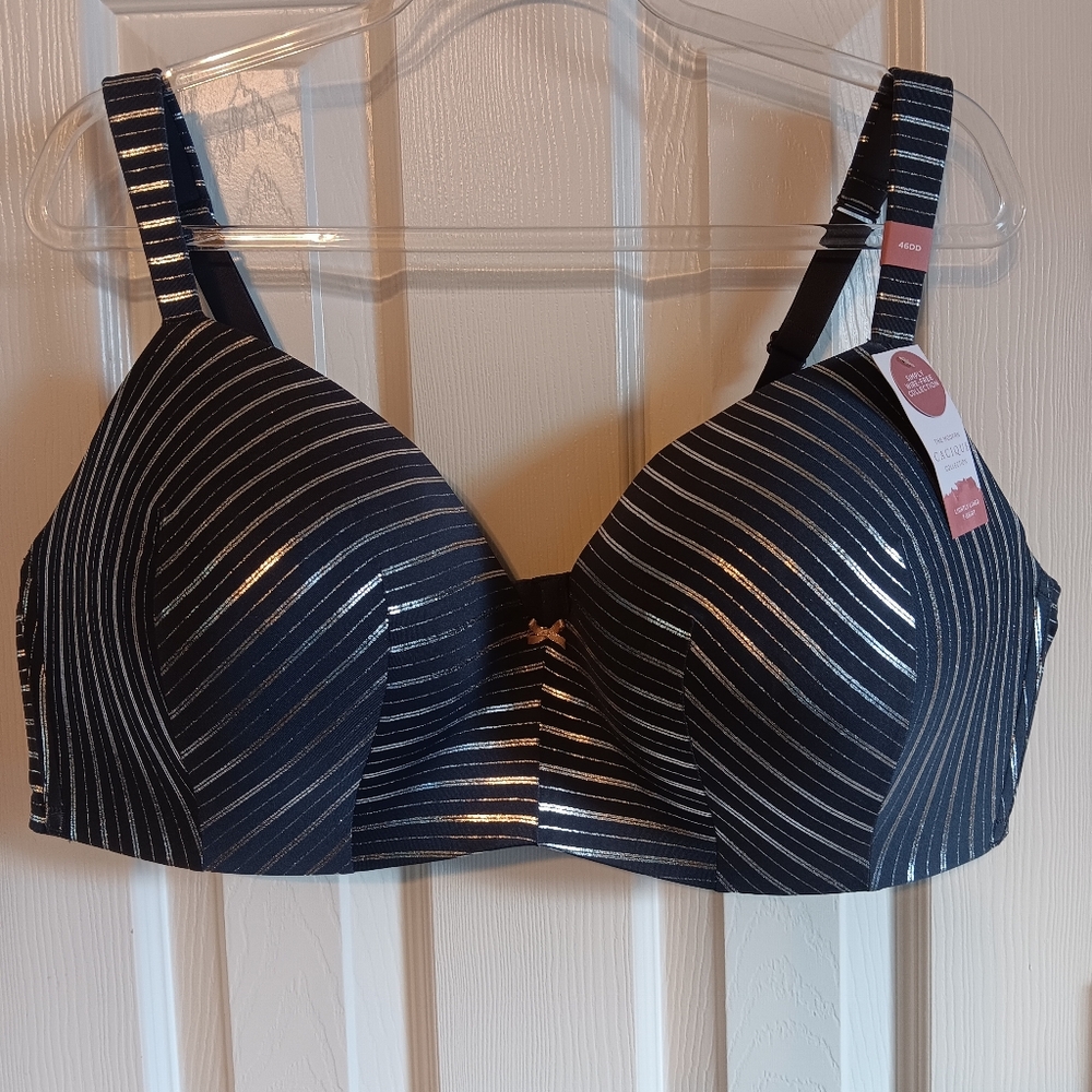 Cacique 46DD Blue/silver Bra New